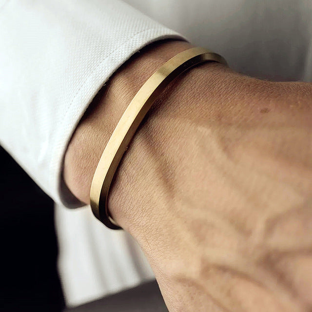 The Arc Cuff — Gold-tone product photo